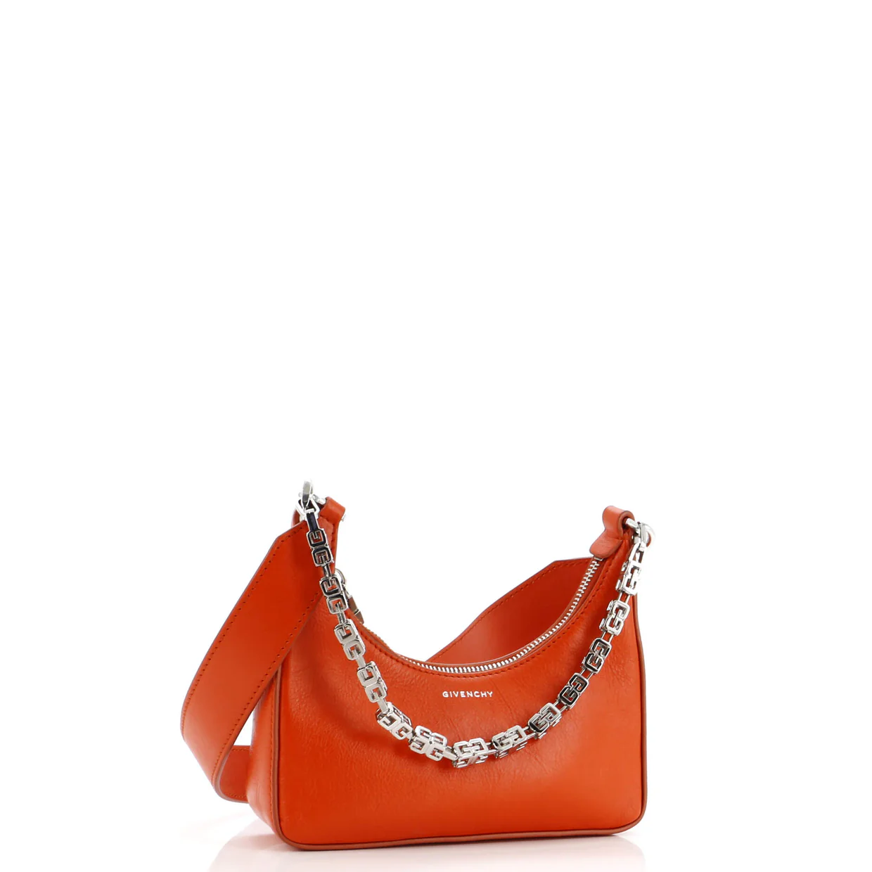 Moon Cut Out Bag Leather Mini - Deep Luxury