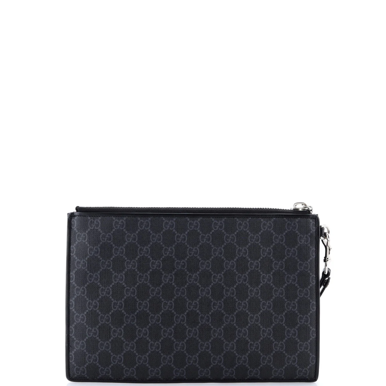 Night Courrier Pouch GG Coated Canvas with Applique - Deep Luxury