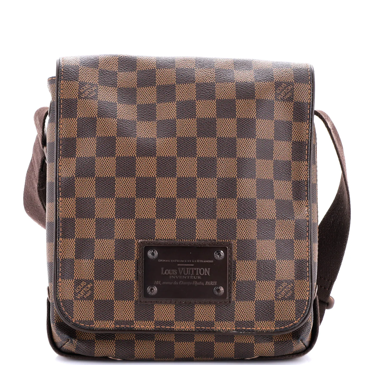 Brooklyn Handbag Damier PM - Deep Luxury