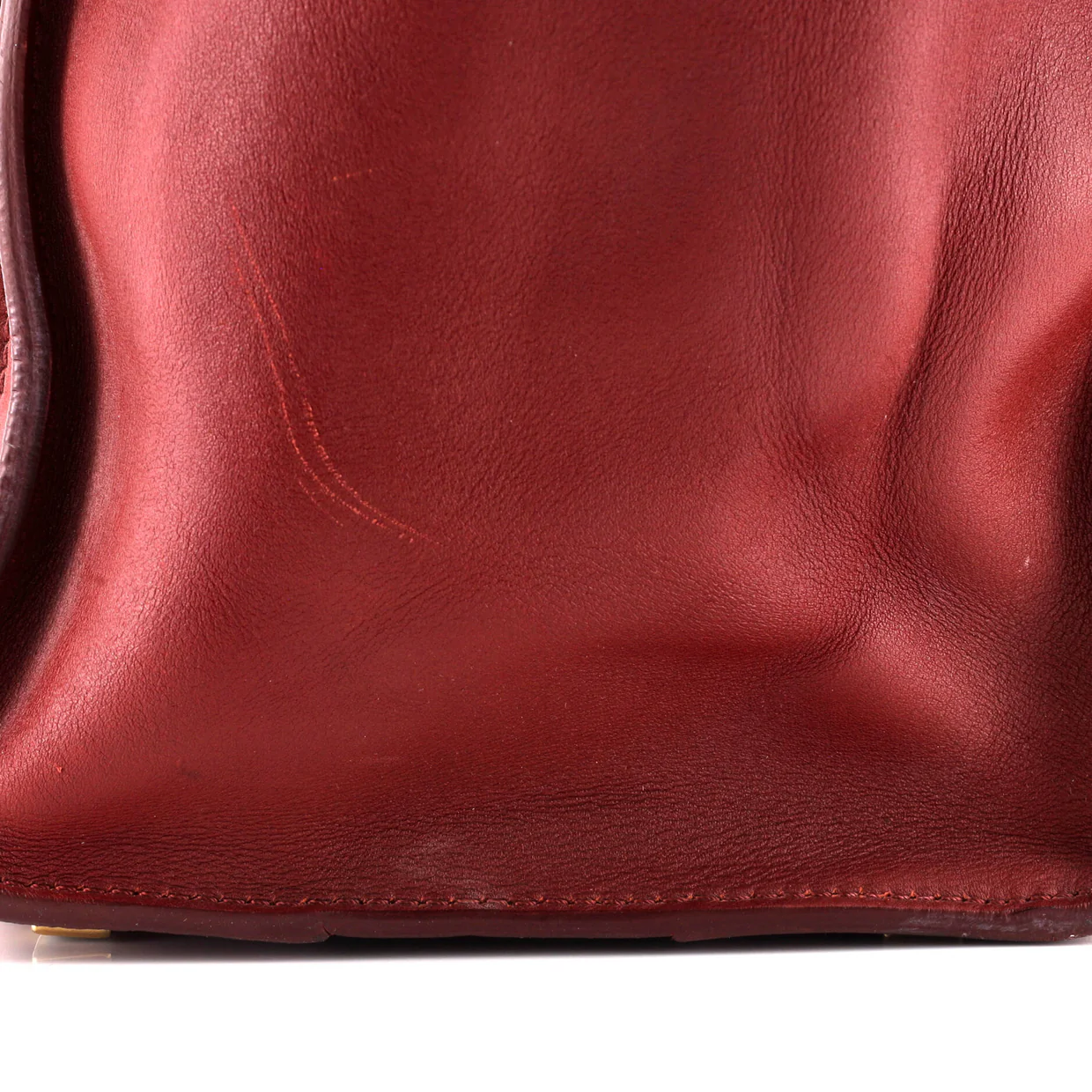 Luggage Bag Smooth Leather Medium - Deep Luxury