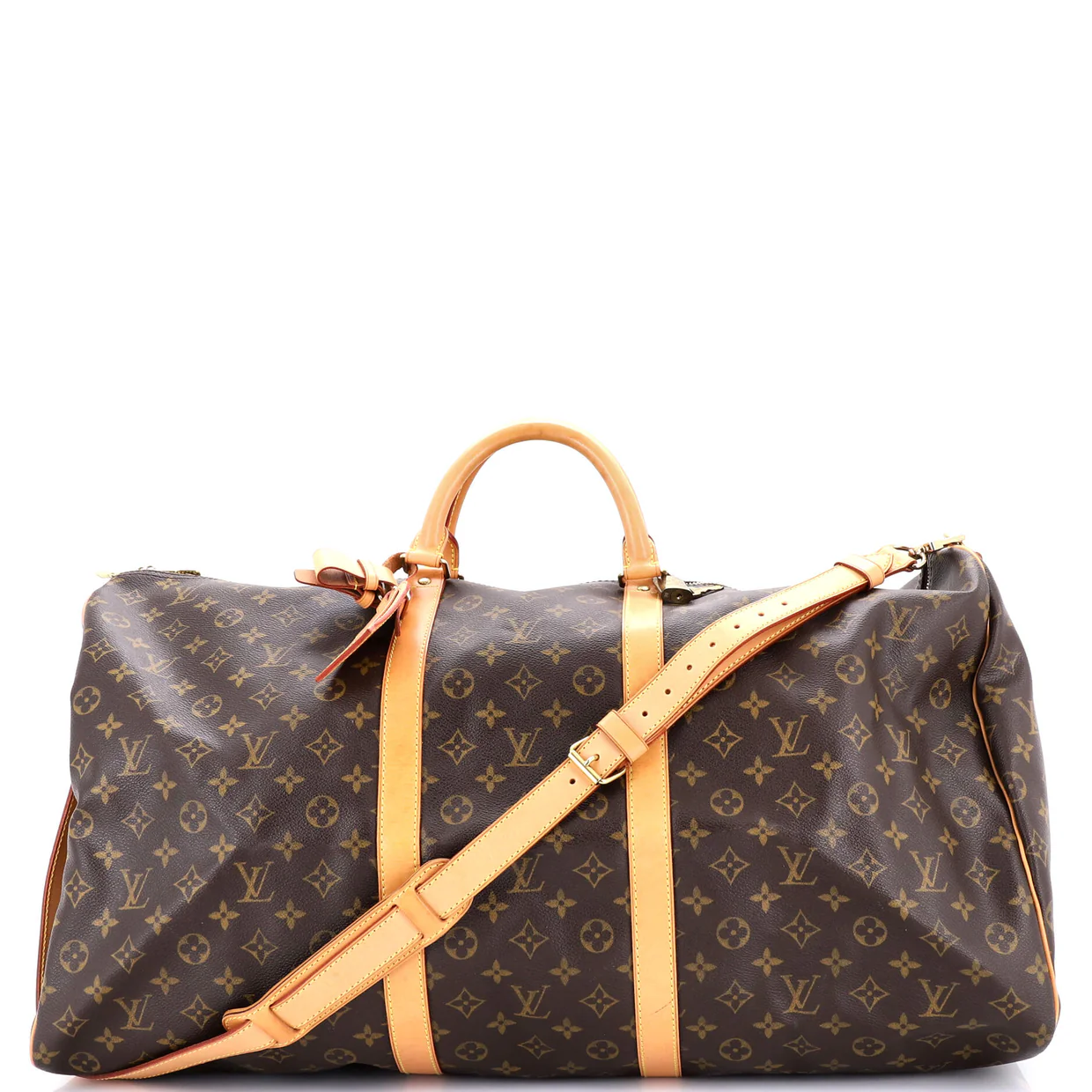 Keepall Bandouliere Bag Monogram Canvas 60 - Deep Luxury