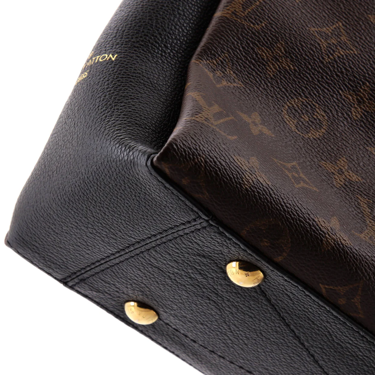 Surene Handbag Monogram Canvas with Leather MM - Deep Luxury