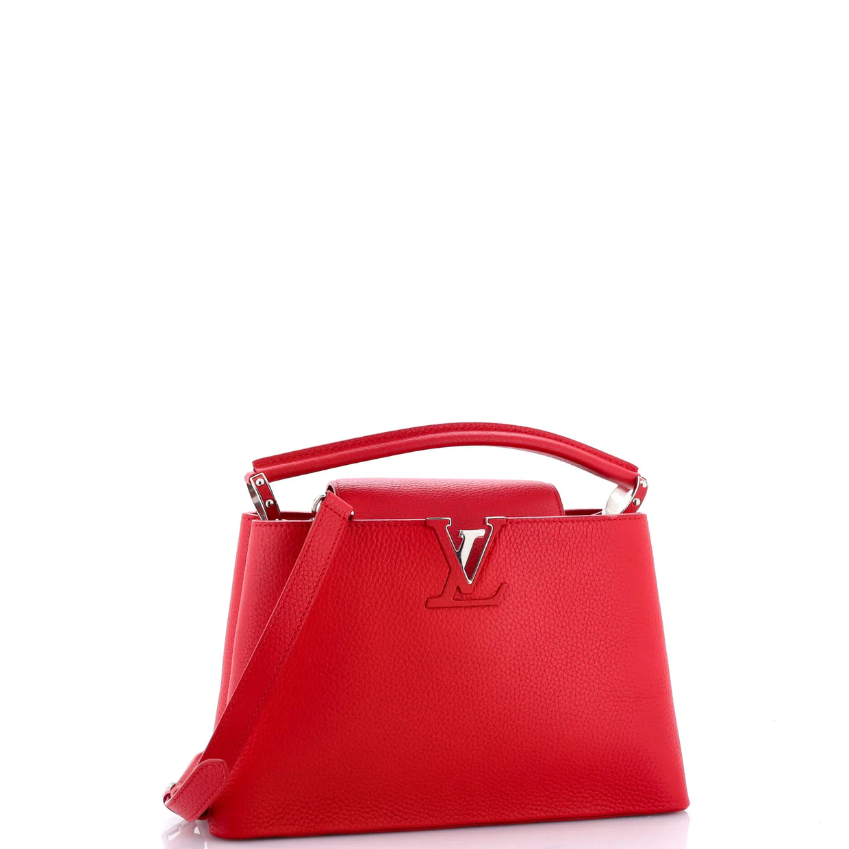 Capucines Bag Leather PM - Deep Luxury