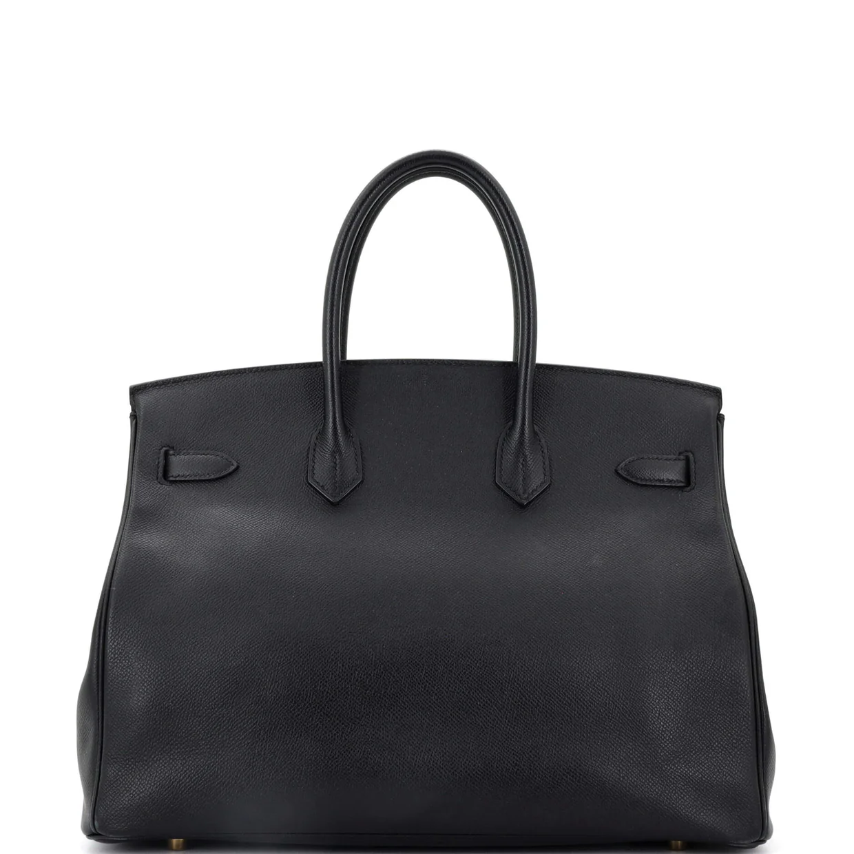 Birkin Handbag Noir Epsom with Gold Hardware 35 - Deep Luxury