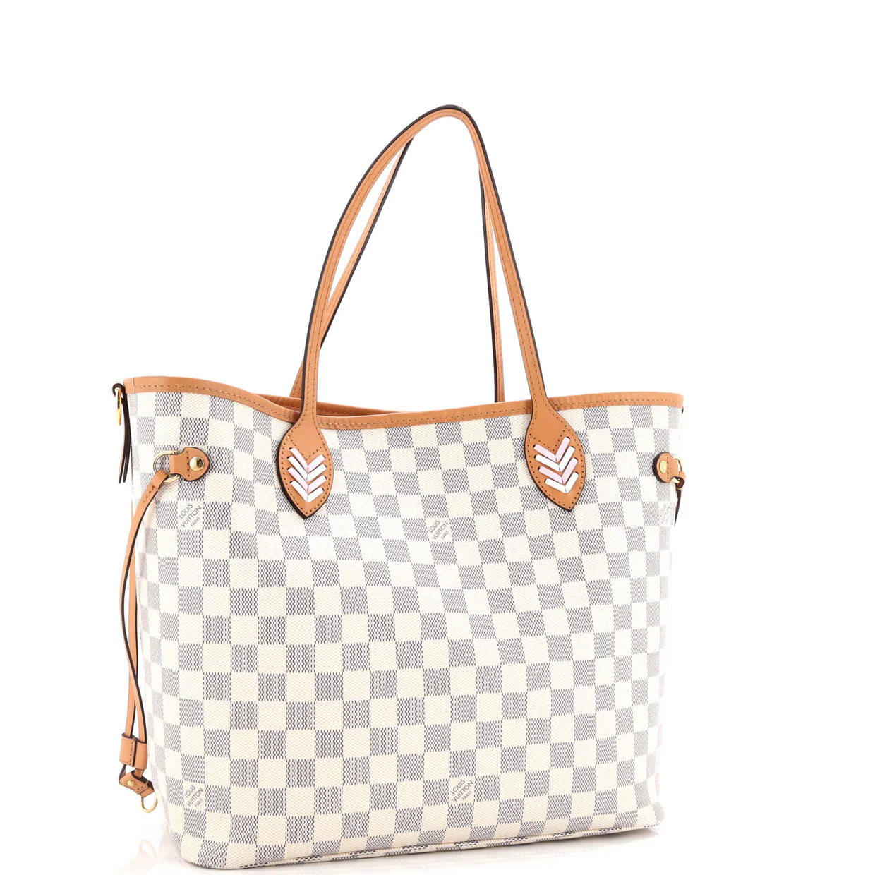 Neverfull NM Tote Damier with Braided Detail MM - Deep Luxury