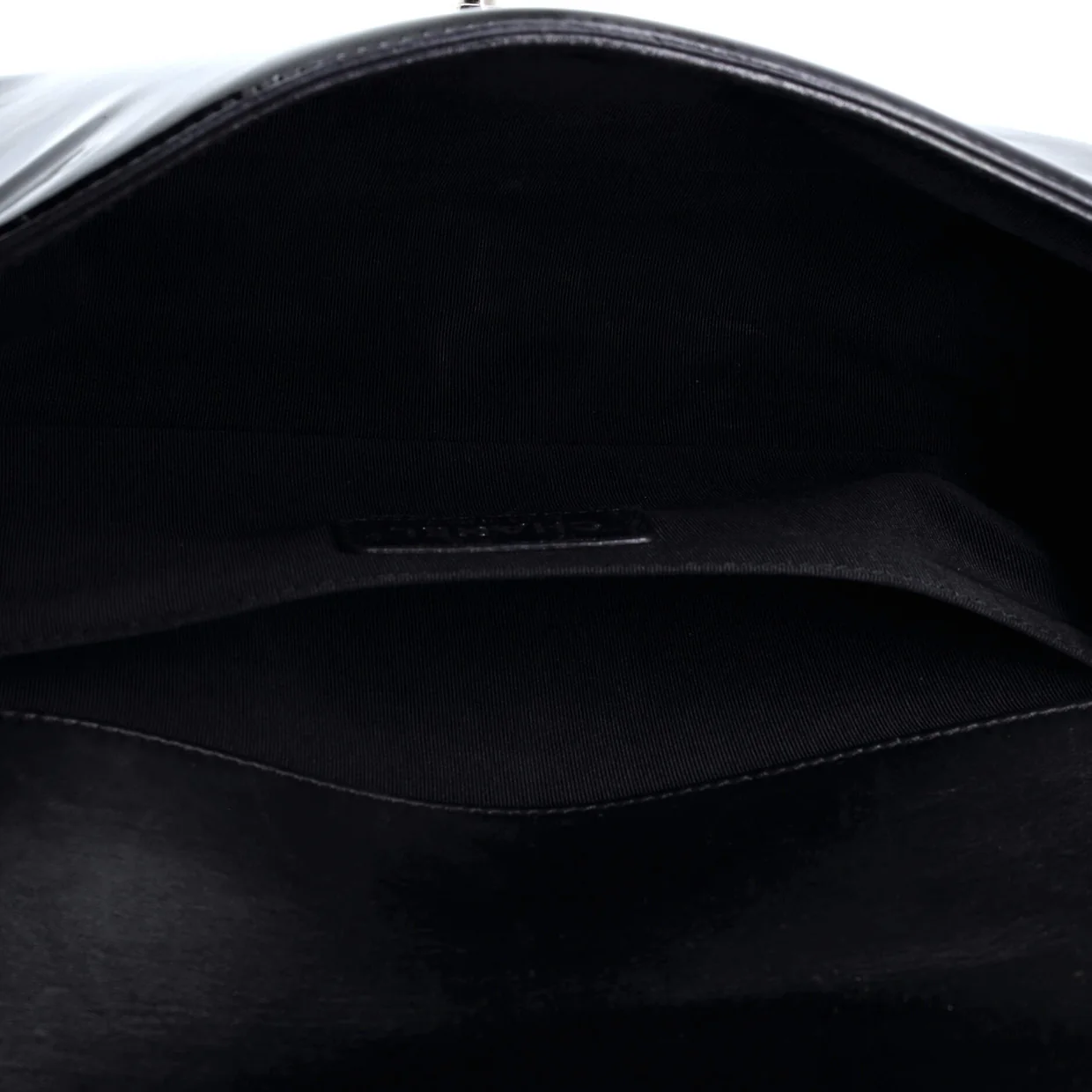 Boy Flap Bag Chevron Patent with Glitter PVC Old Medium - Deep Luxury