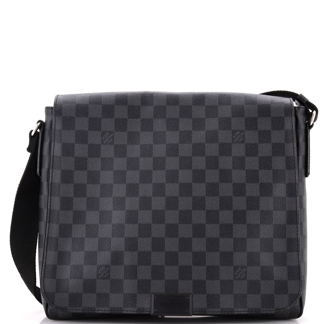 District Messenger Bag Damier Graphite MM - Deep Luxury