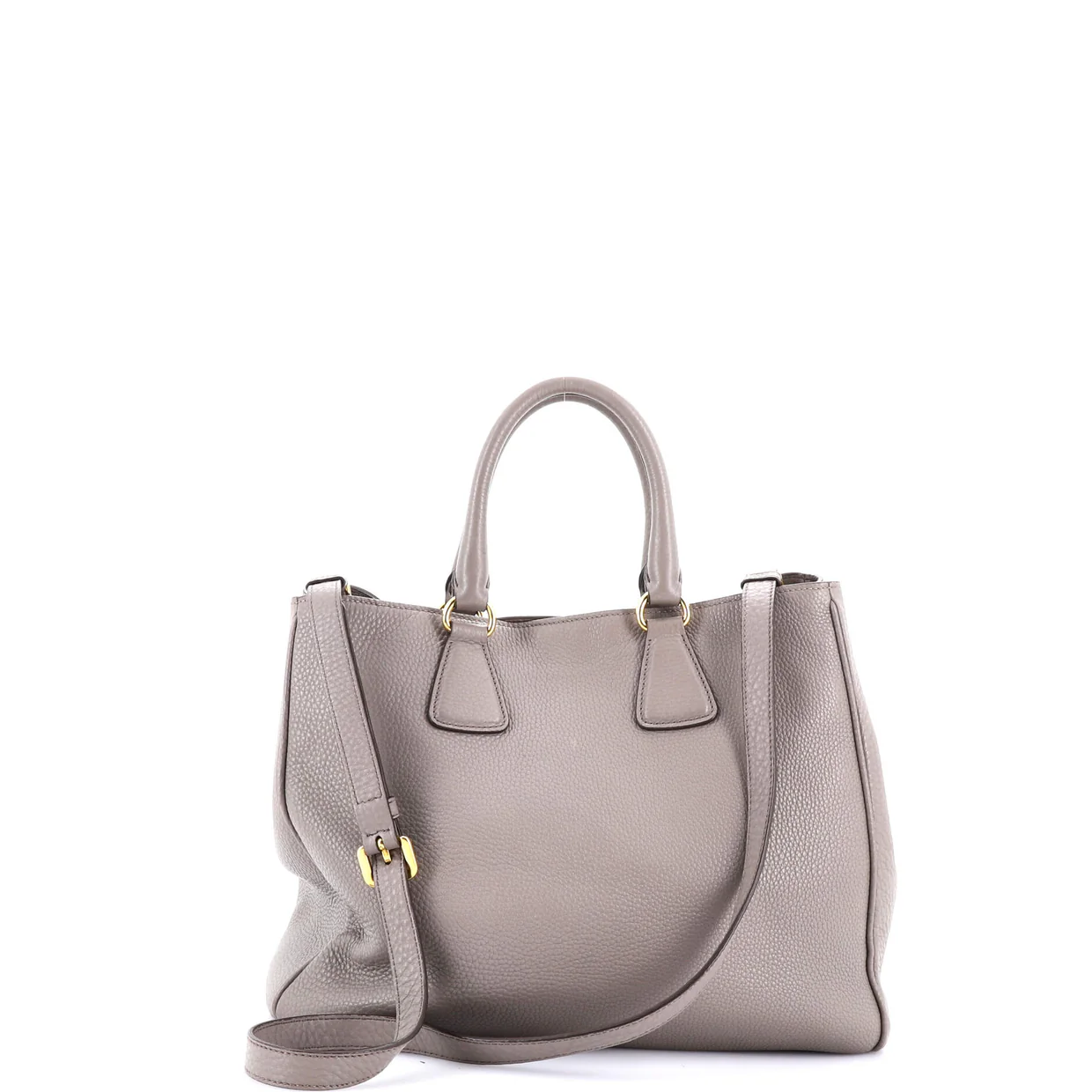 Convertible Shopper Tote Vitello Daino Large - Deep Luxury