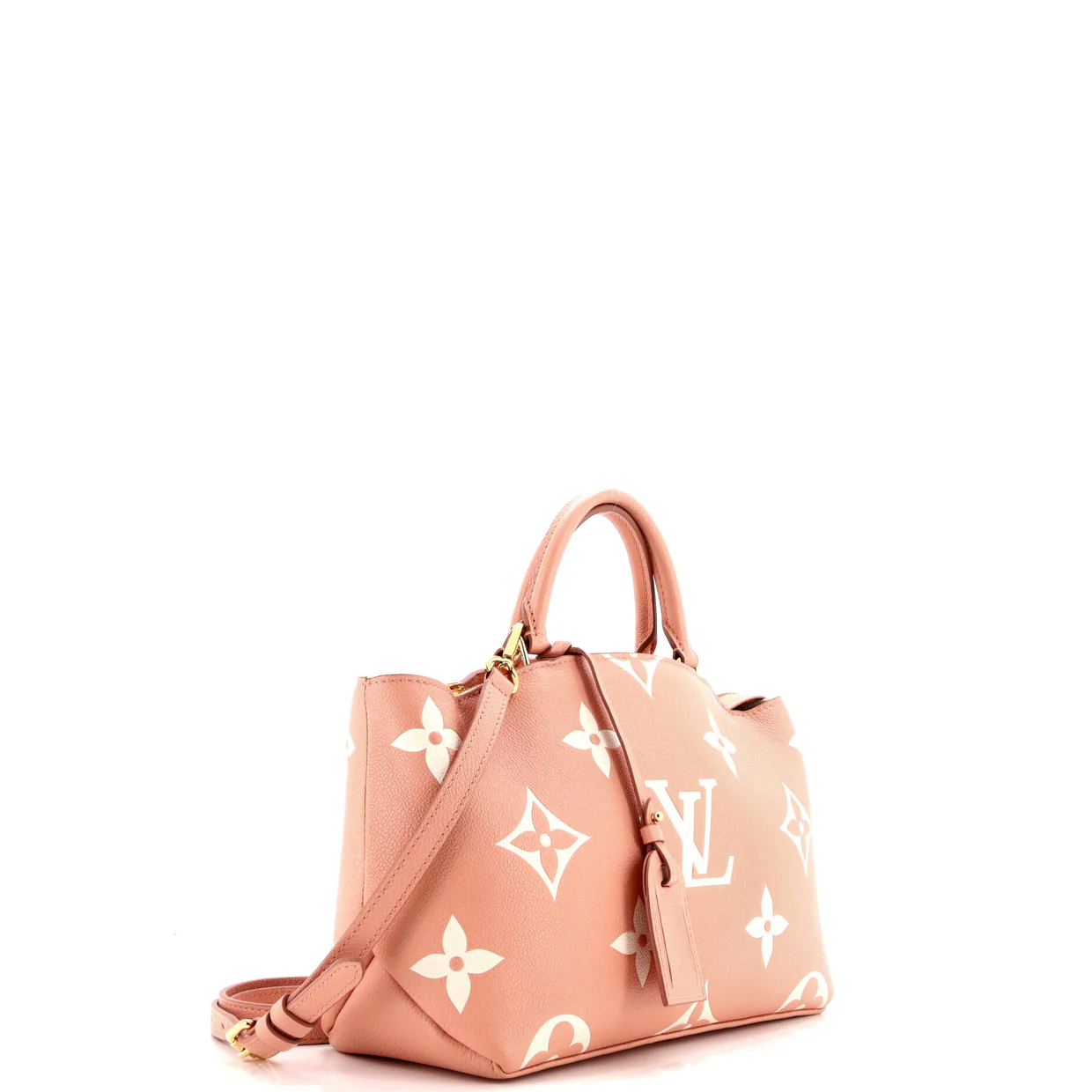 Petit Palais Handbag Bicolor Monogram Empreinte Giant - Deep Luxury