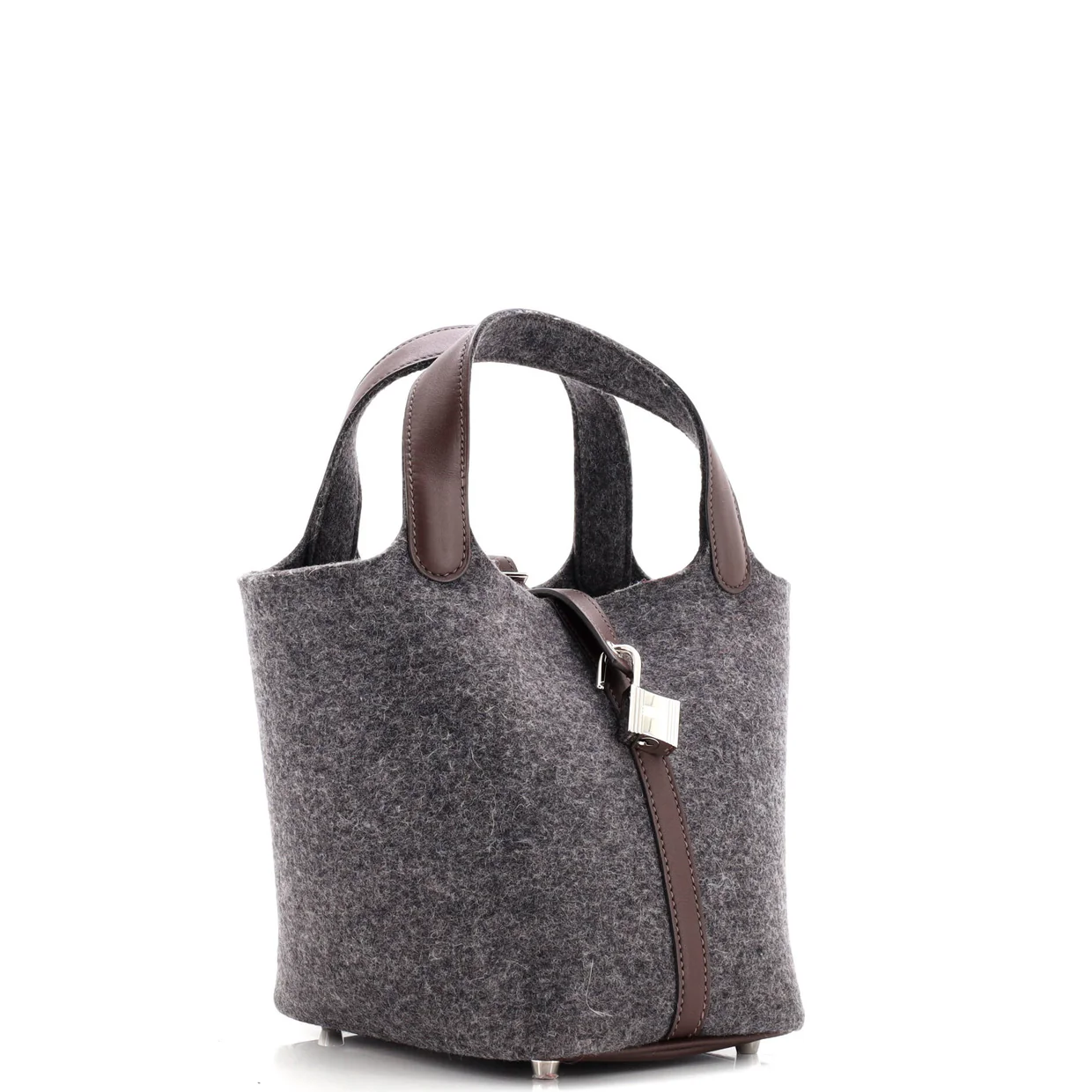 Picotin Lock Bag Felt with Leather PM - Deep Luxury