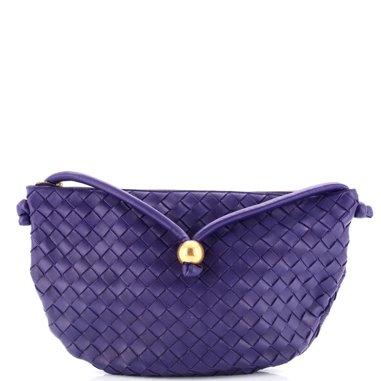 Turn Pouch Intrecciato Nappa Medium - Deep Luxury