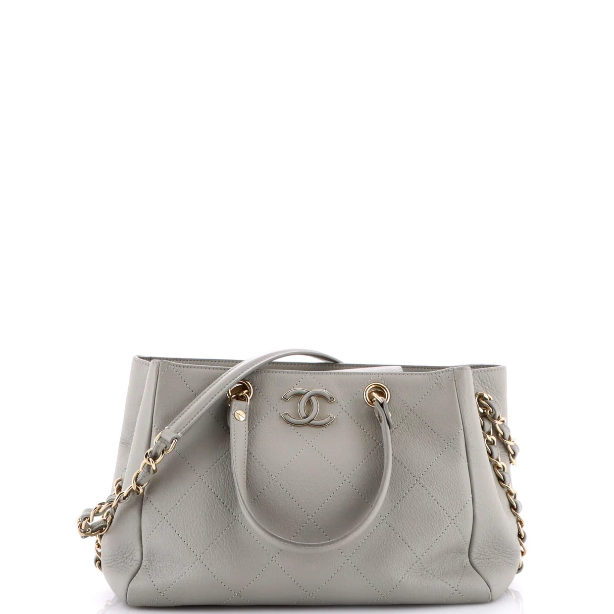 Neo Soft Shopping Tote Stitched Bullskin Small - Deep Luxury