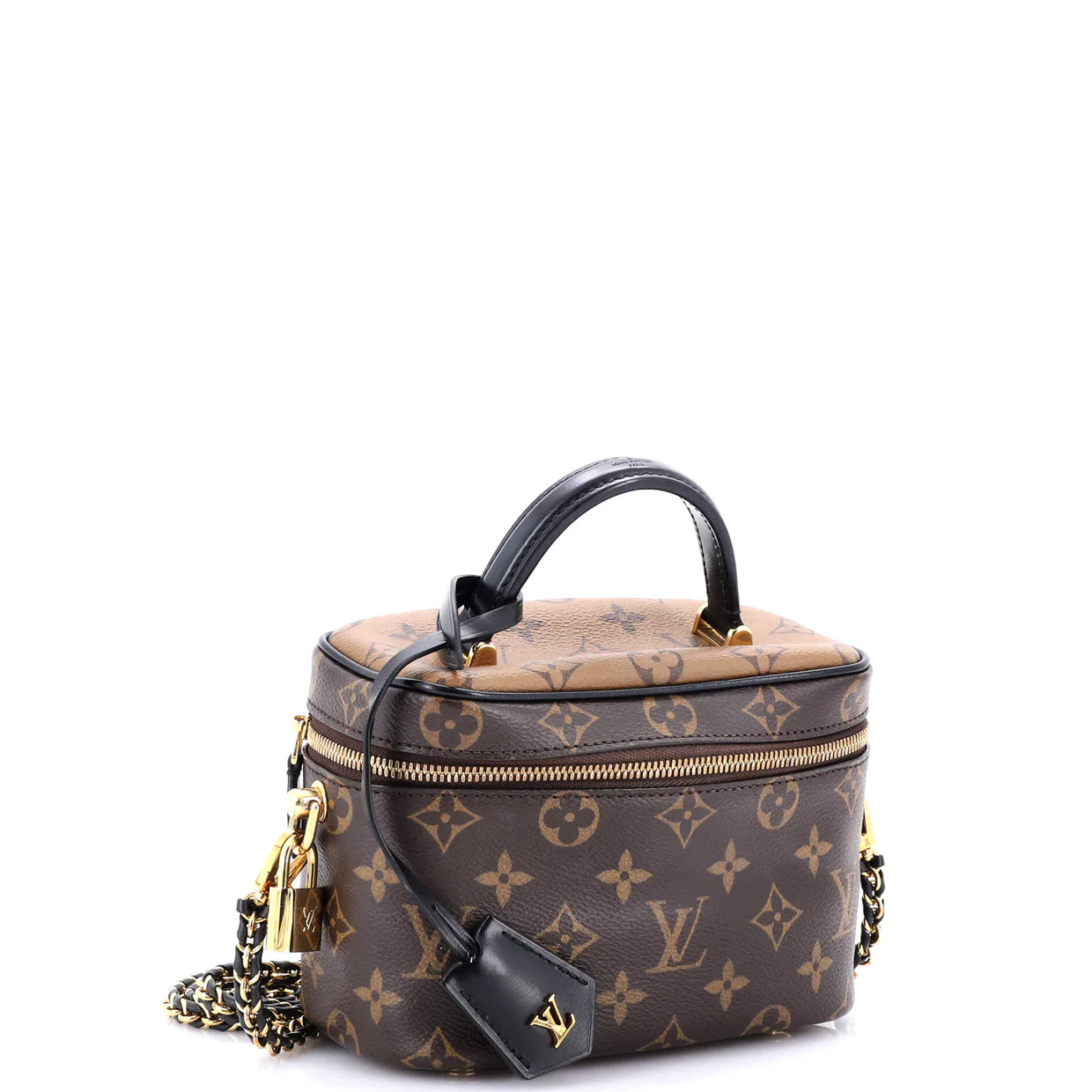 Vanity Handbag Reverse Monogram Canvas PM - Deep Luxury