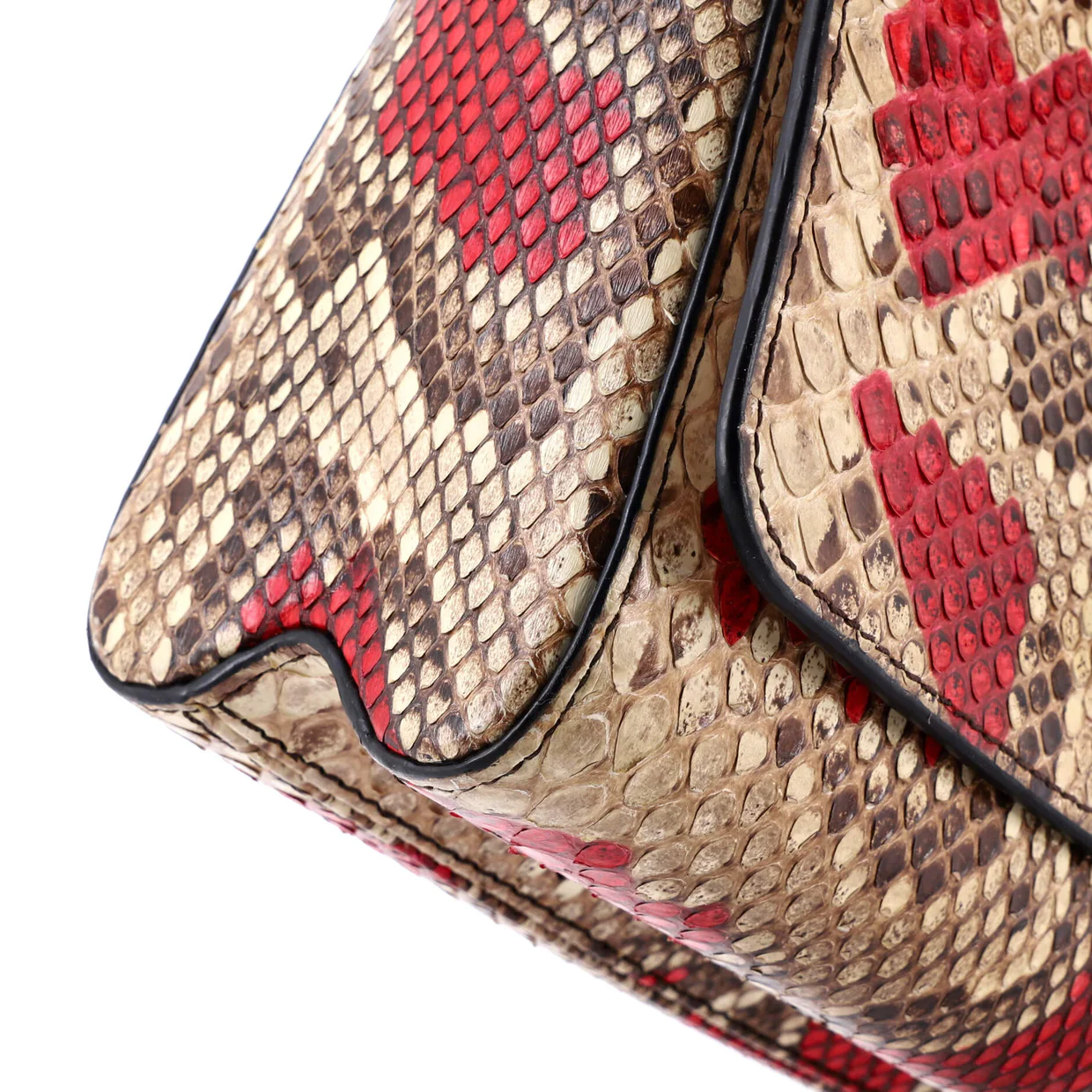 Twist Handbag Python MM - Deep Luxury