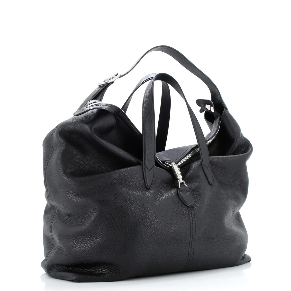 Jackie 1961 Duffle Bag Leather Large - Deep Luxury