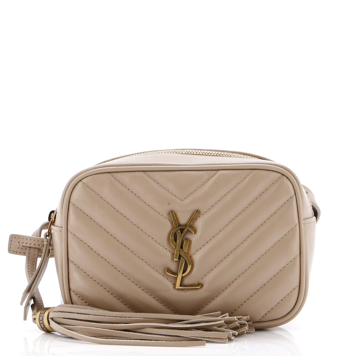 Lou Belt Bag Matelasse Chevron Leather - Deep Luxury