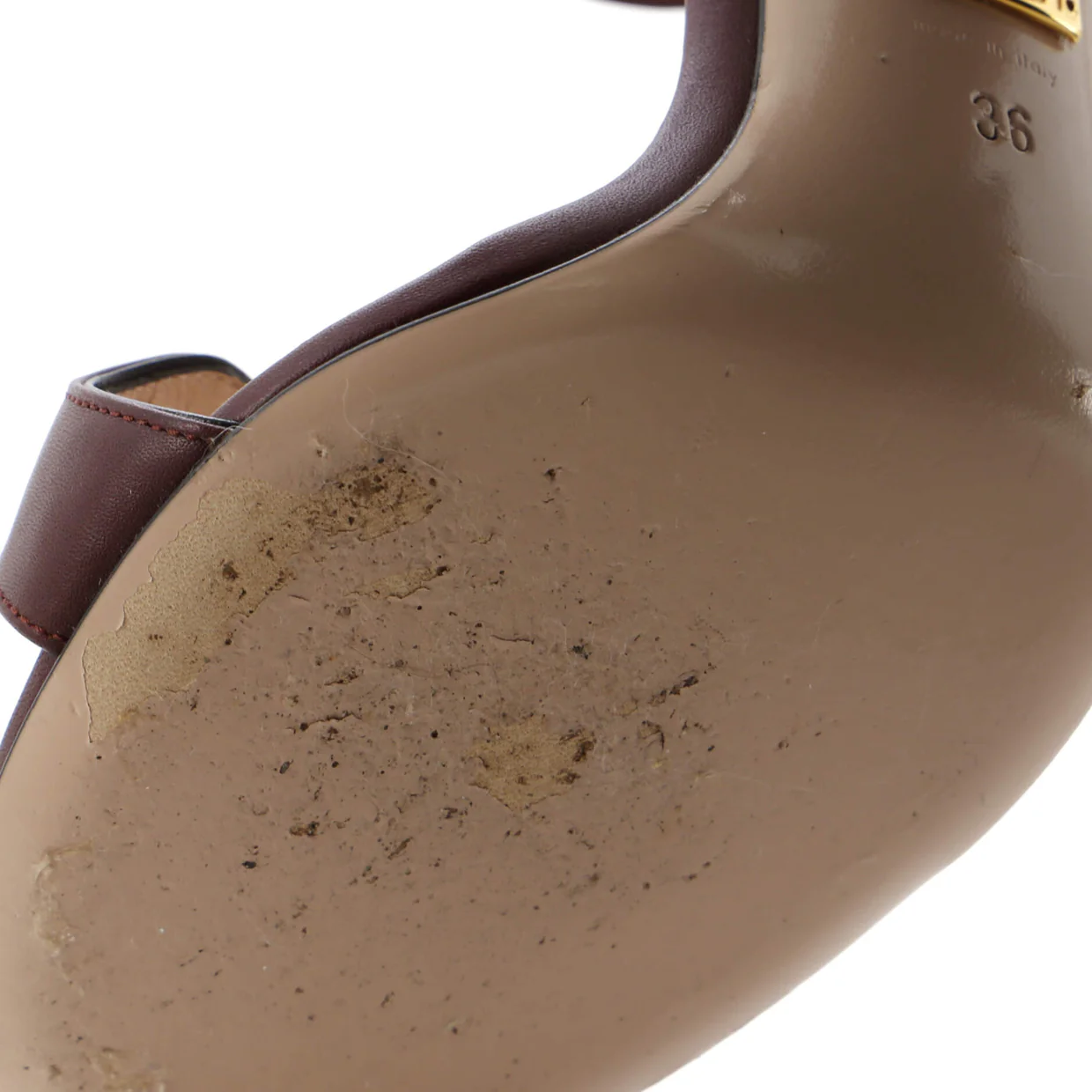 Women's GG Marmont Block Heel Sandals Leather - Deep Luxury