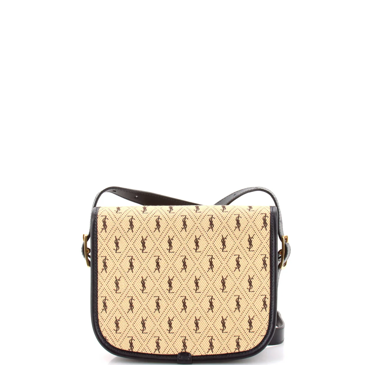 Flap Satchel Monogram All Over Canvas and Leather Small - Deep Luxury