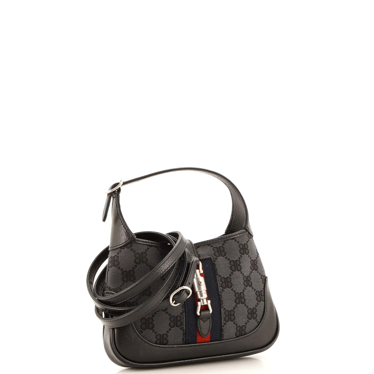 x Gucci The Hacker Project Jackie 1961 Hobo BB Coated Canvas Mini - Deep Luxury