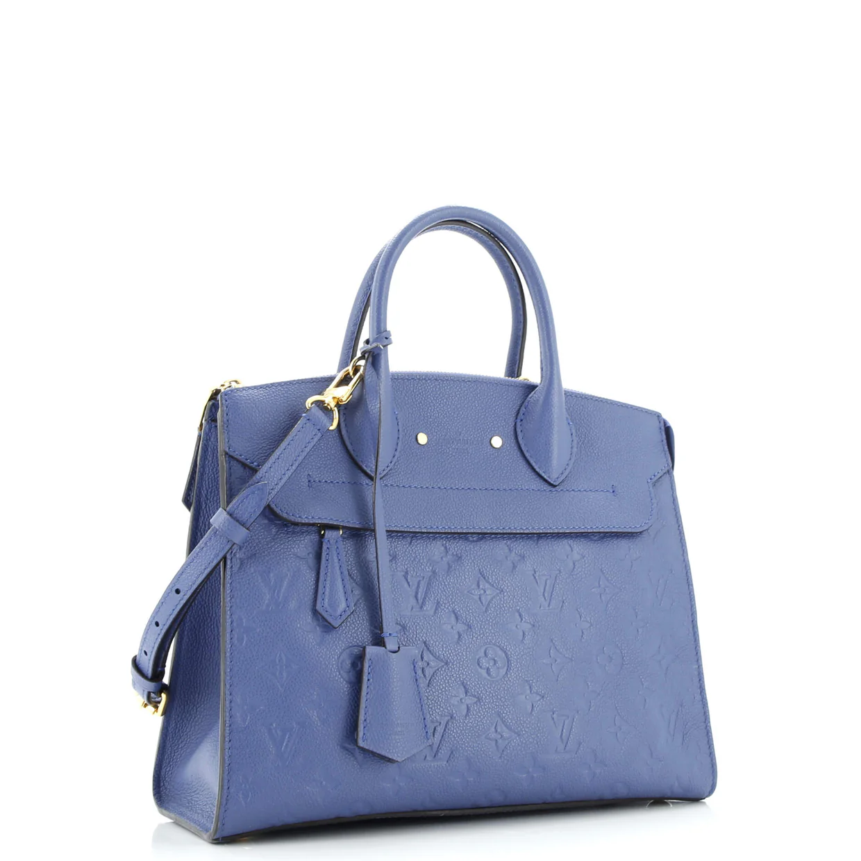 Pont Neuf Handbag Monogram Empreinte Leather MM - Deep Luxury