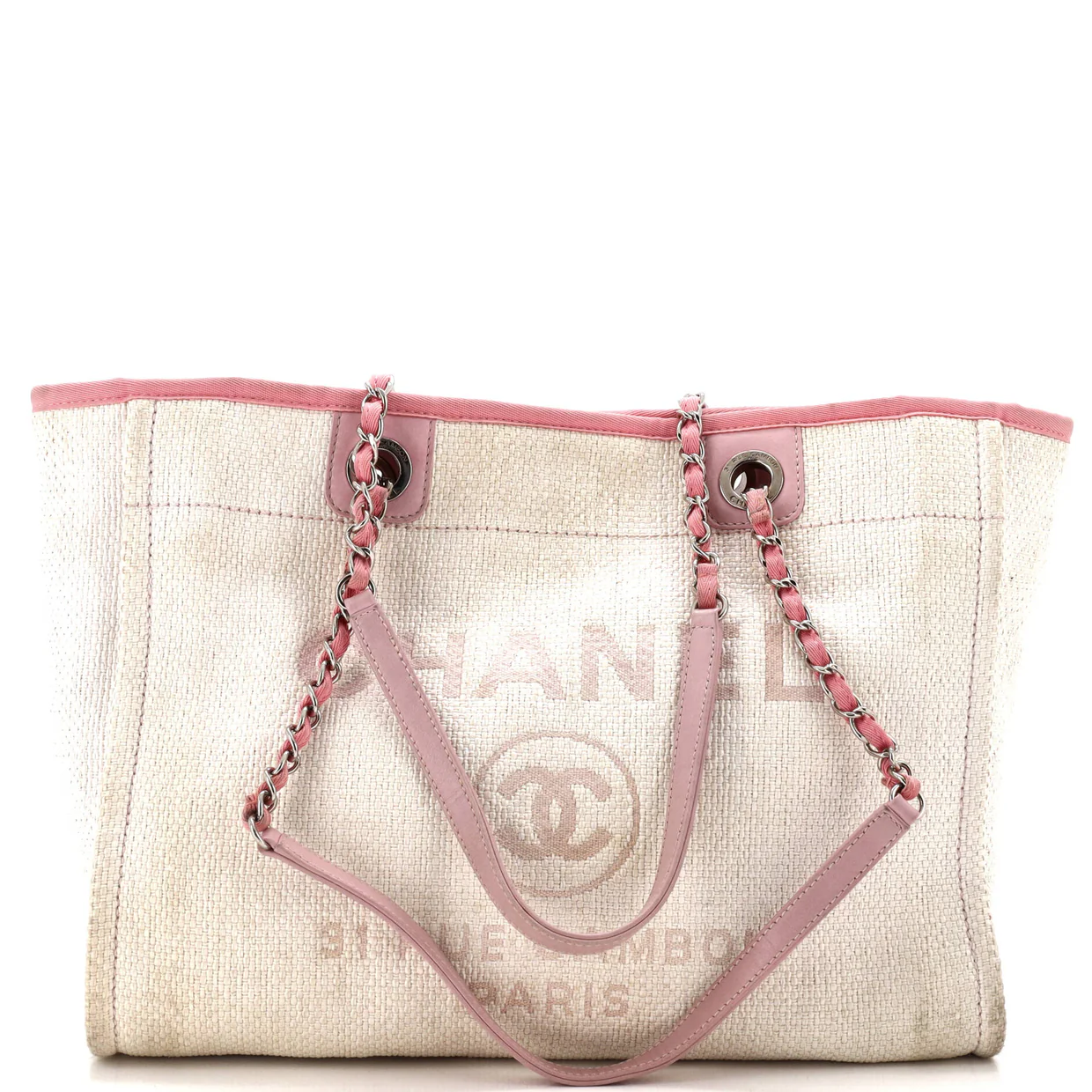 Deauville Tote Raffia Small - Deep Luxury