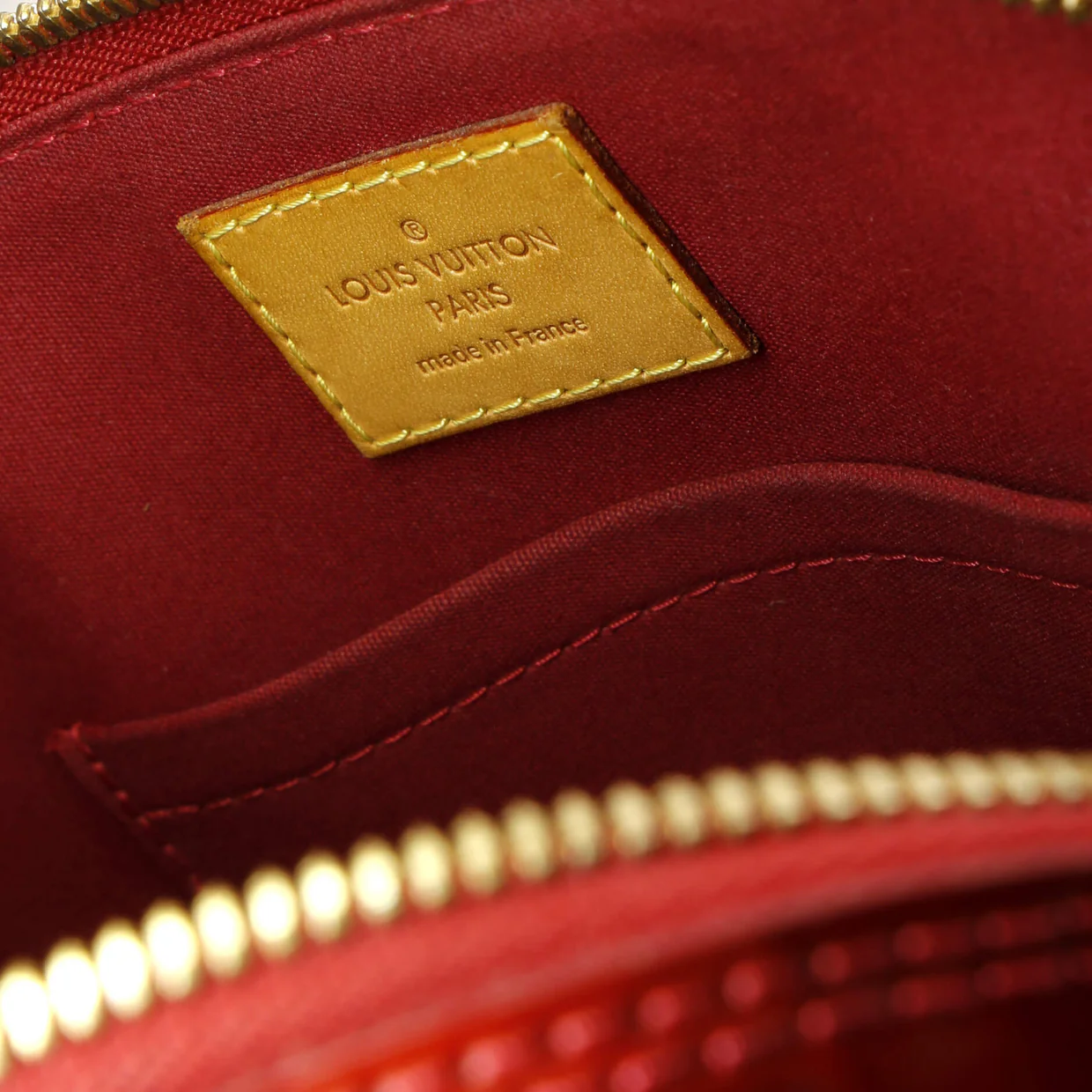 Alma Handbag Limited Edition Monogram Vernis Rayures BB - Deep Luxury