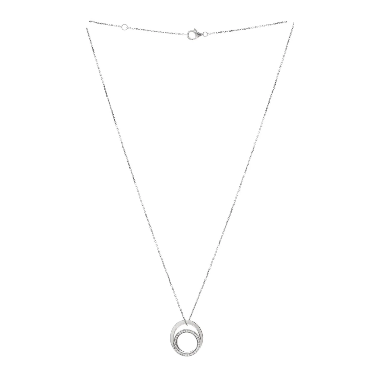Etincelle de Cartier Pendant Necklace 18K White Gold with Diamonds - Deep Luxury