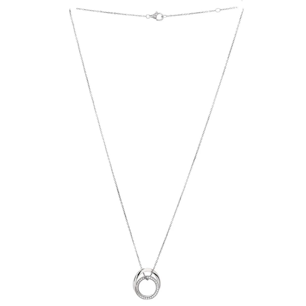 Etincelle de Cartier Pendant Necklace 18K White Gold with Diamonds - Deep Luxury