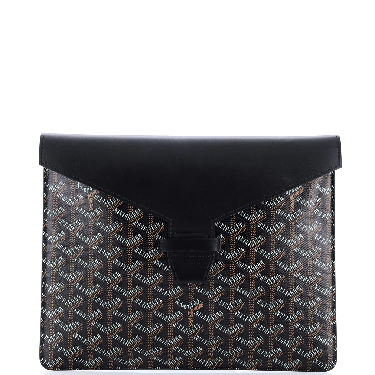 Camondo Horizontal Clutch II Coated Canvas MM - Deep Luxury