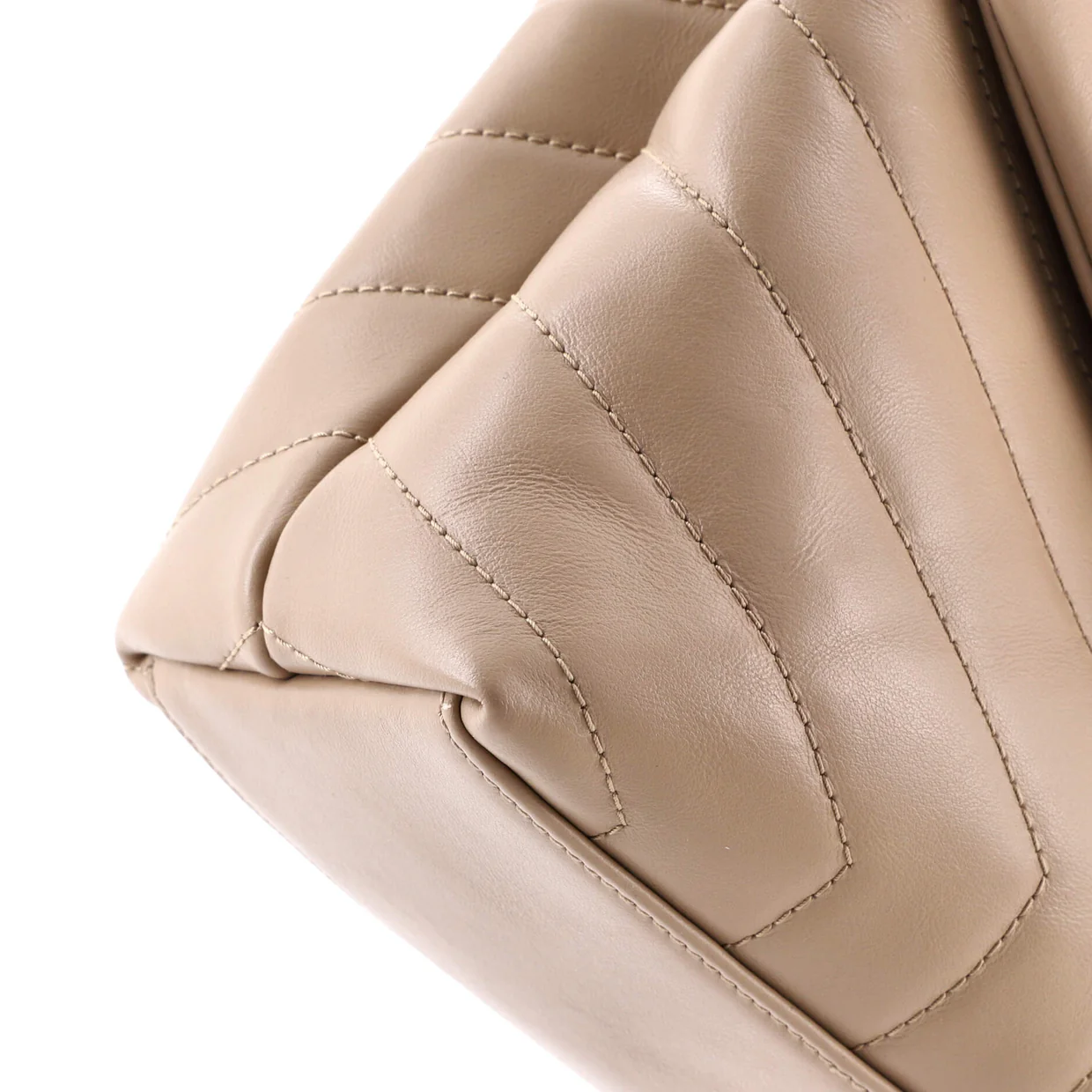 Loulou Shoulder Bag Matelasse Chevron Leather Small - Deep Luxury