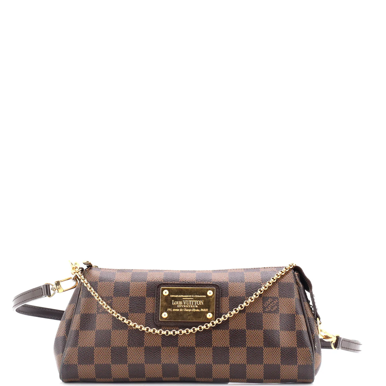 Eva Handbag Damier - Deep Luxury