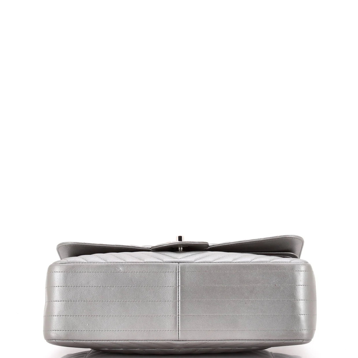 Classic Double Flap Bag Chevron Caviar Jumbo - Deep Luxury