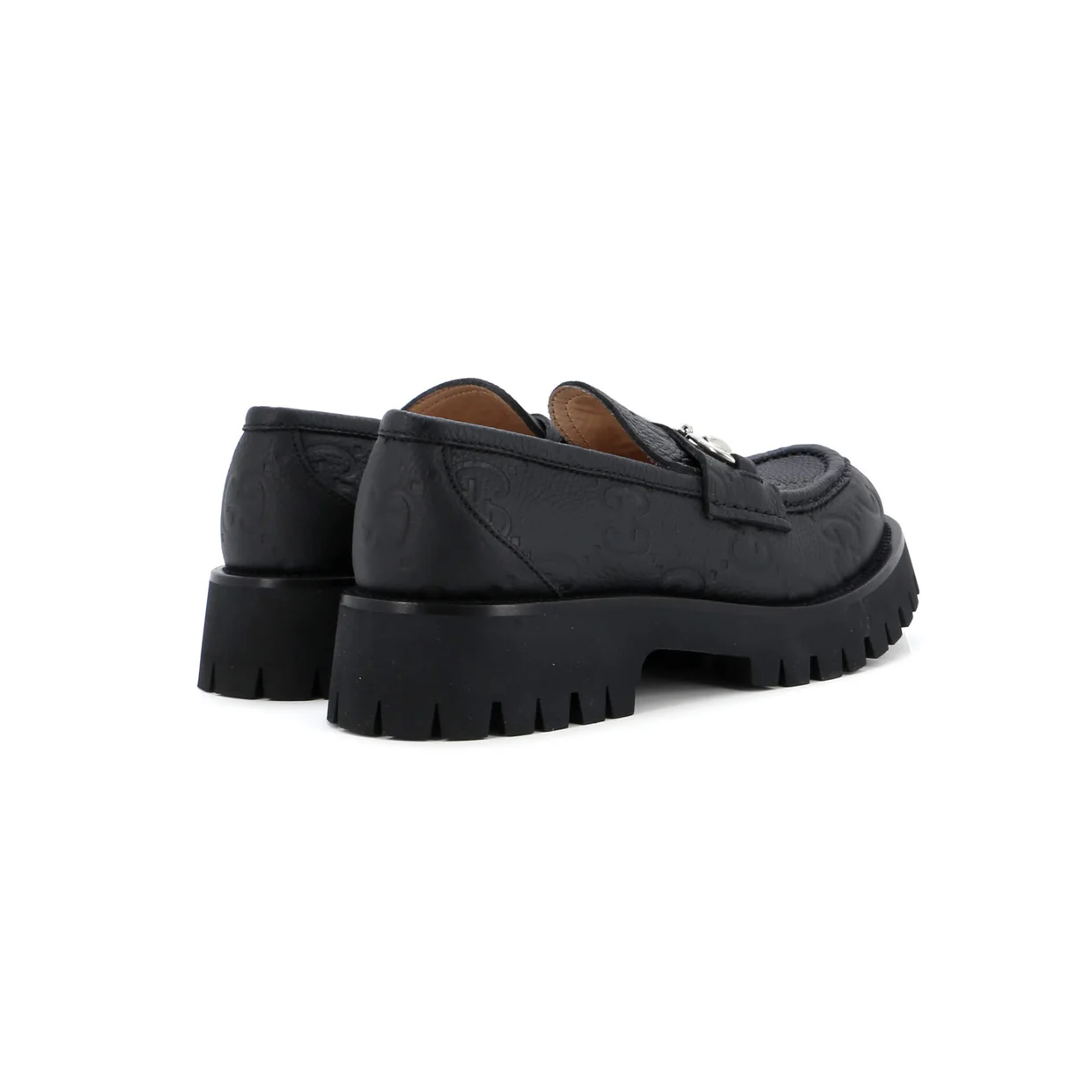 Women's Harald Horsebit Loafers GG Embossed Leather - Deep Luxury