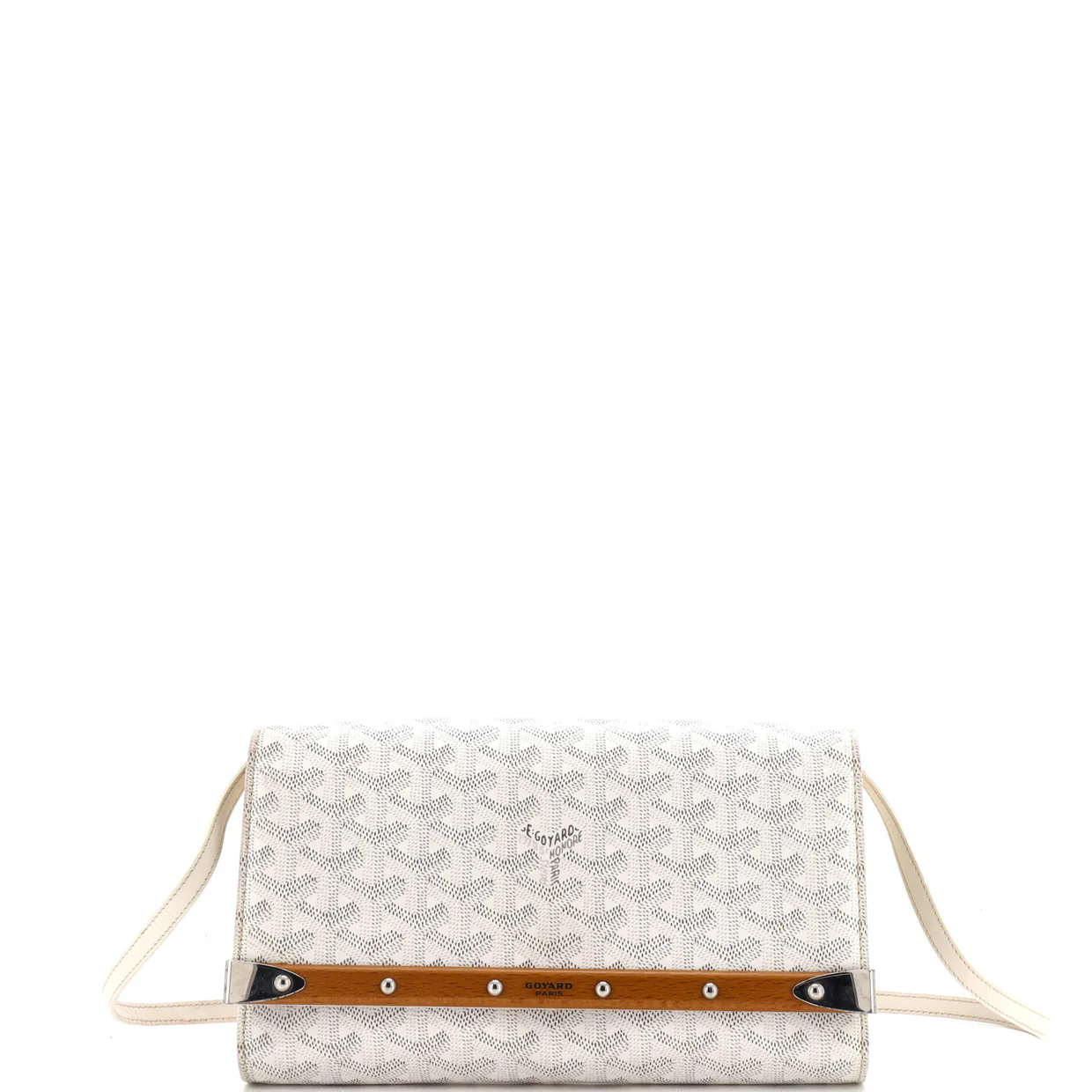 Monte Carlo Clutch with Strap Coated Canvas PM - Deep Luxury