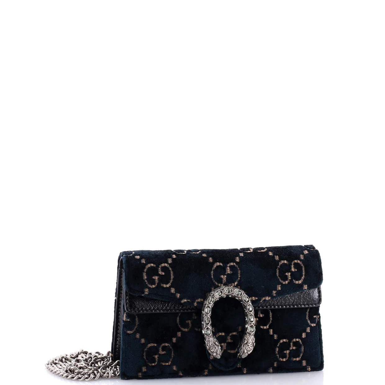 Dionysus Bag GG Velvet Super Mini - Deep Luxury