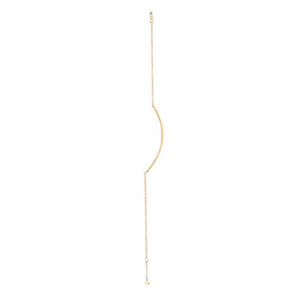 T Smile Chain Bracelet 18K Rose Gold Medium - Deep Luxury