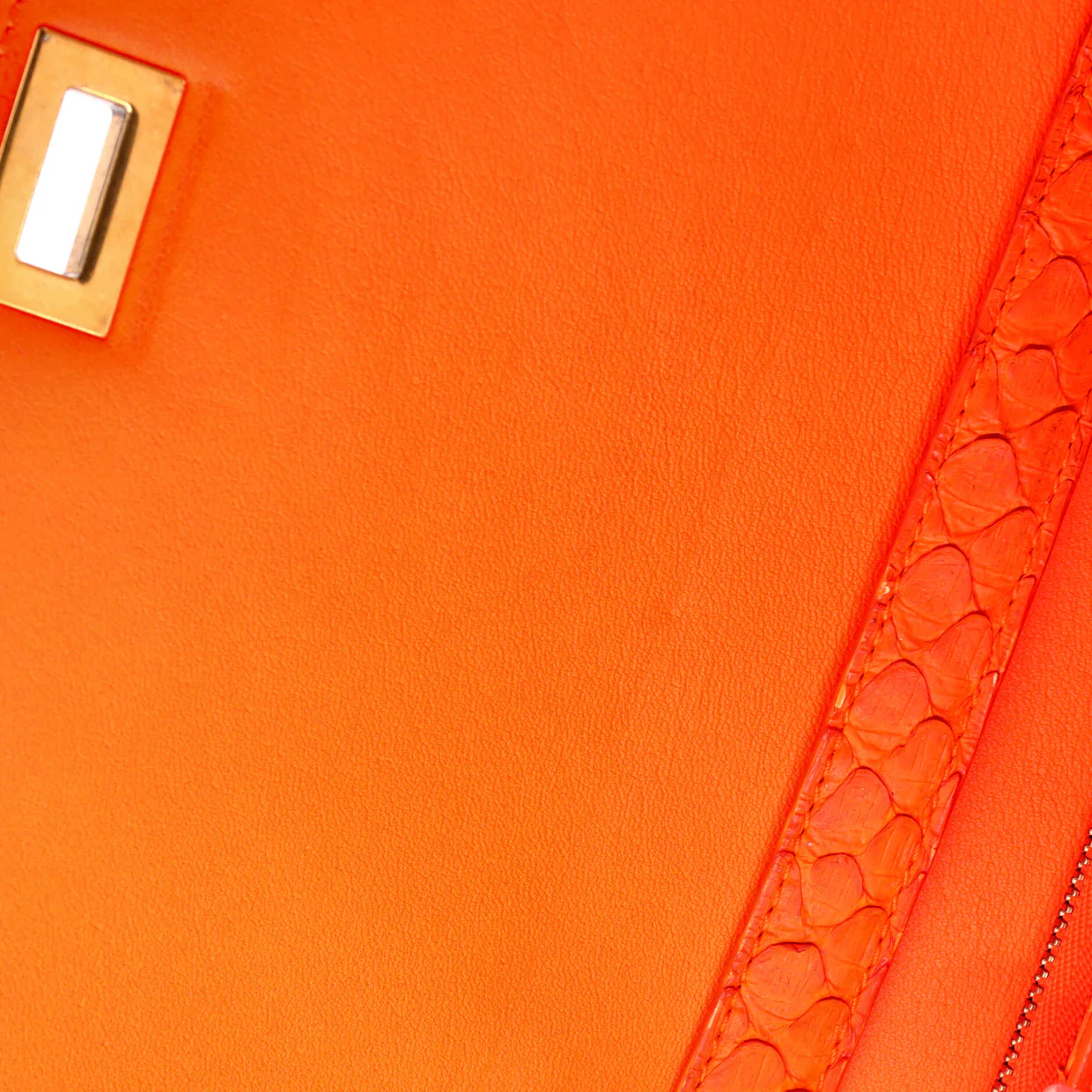 Classic Box Bag Python Medium - Deep Luxury