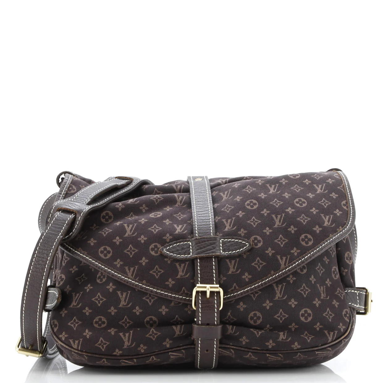 Saumur Handbag Mini Lin 30 - Deep Luxury