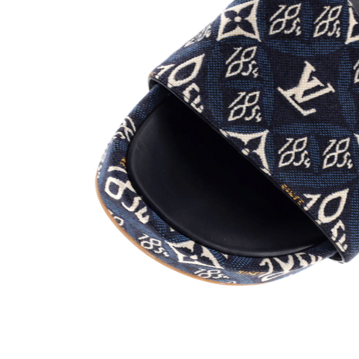 Women's Jumbo Flatform Mule Sandals Limited Edition Since 1854 Monogram Jacquard - Deep Luxury
