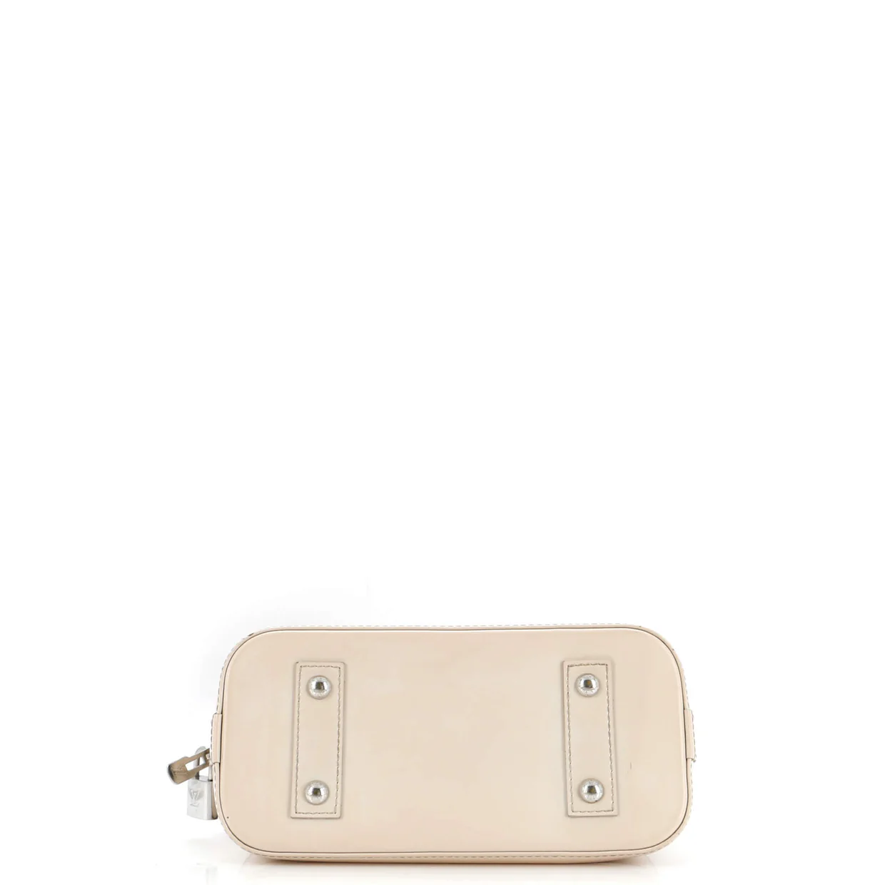 Alma Handbag Epi Leather with Logo Jacquard Strap BB - Deep Luxury