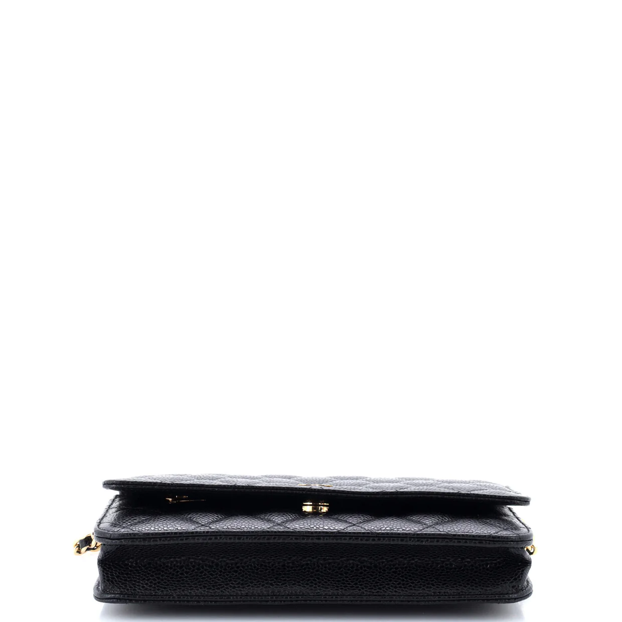 Wallet on Chain Quilted Caviar - Deep Luxury