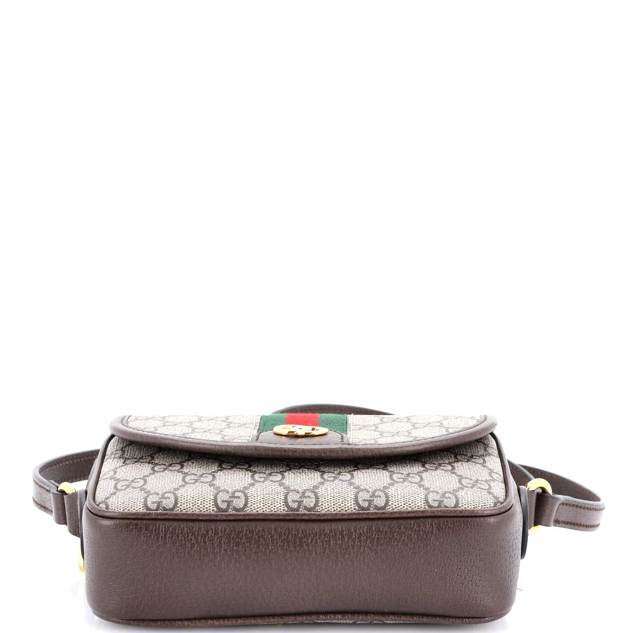 Ophidia Flap Shoulder Bag GG Coated Canvas Mini - Deep Luxury