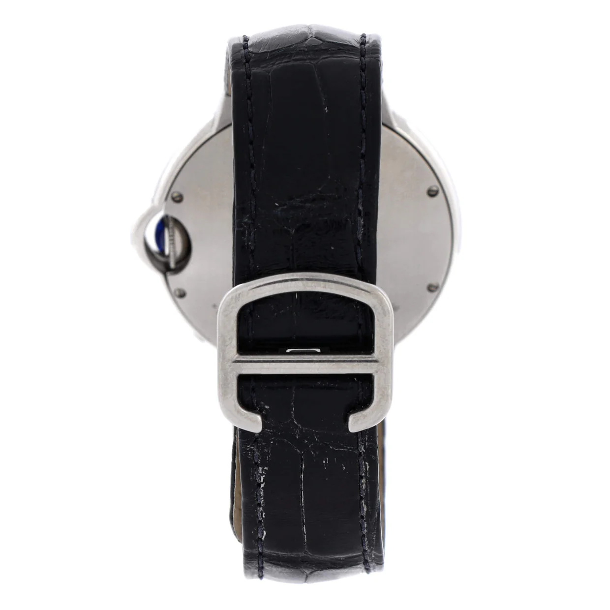 Ballon Bleu de Cartier Moonphase Automatic Watch Stainless Steel and Alligator 37 - Deep Luxury
