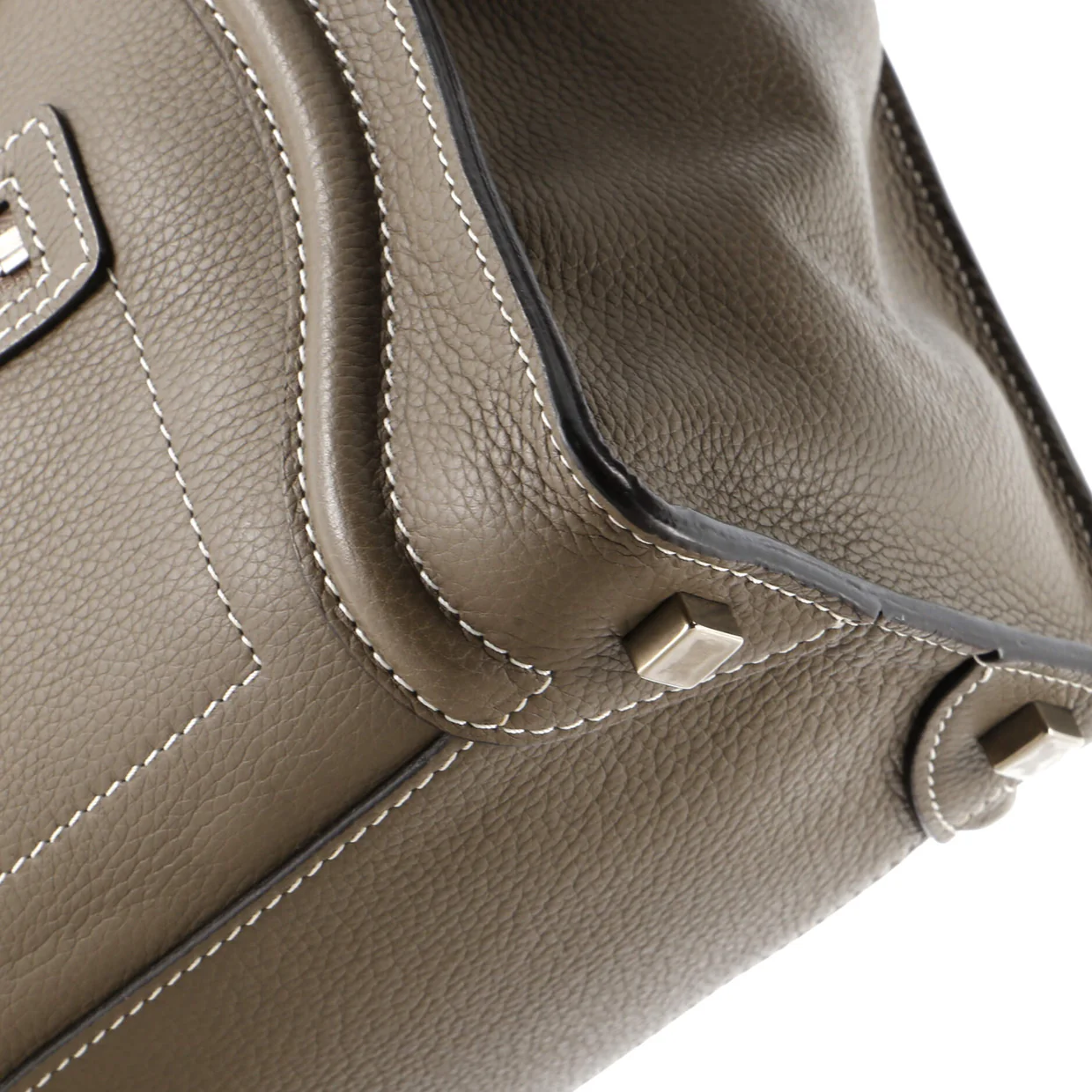 Luggage Bag Grainy Leather Micro - Deep Luxury