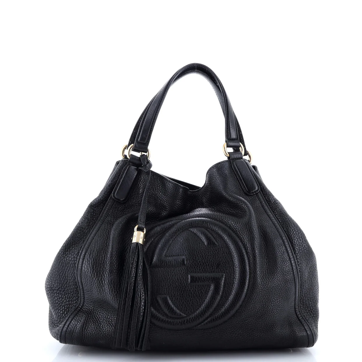 Soho Convertible Shoulder Bag Leather Small - Deep Luxury