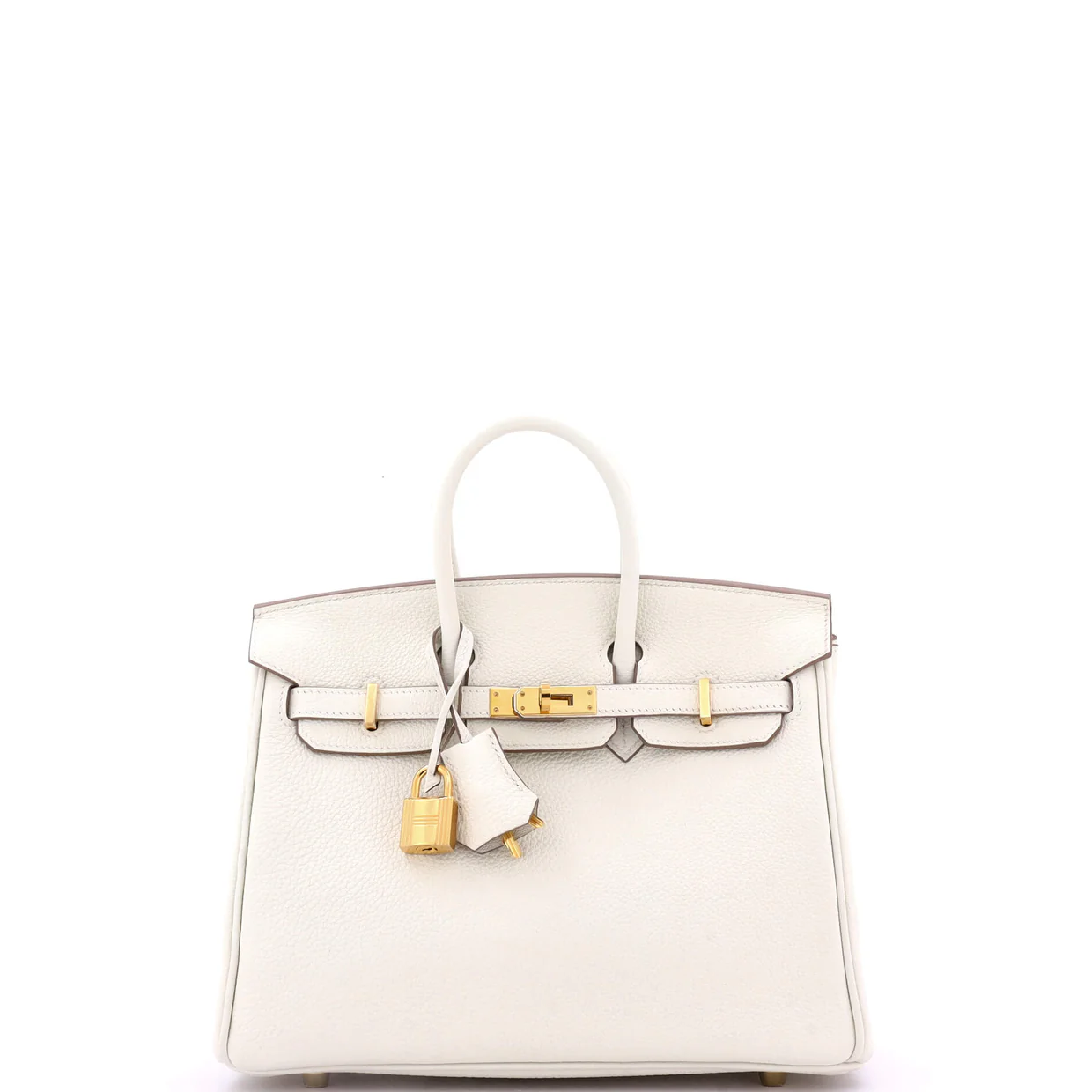 Birkin Handbag Light Togo with Gold Hardware 25 - Deep Luxury