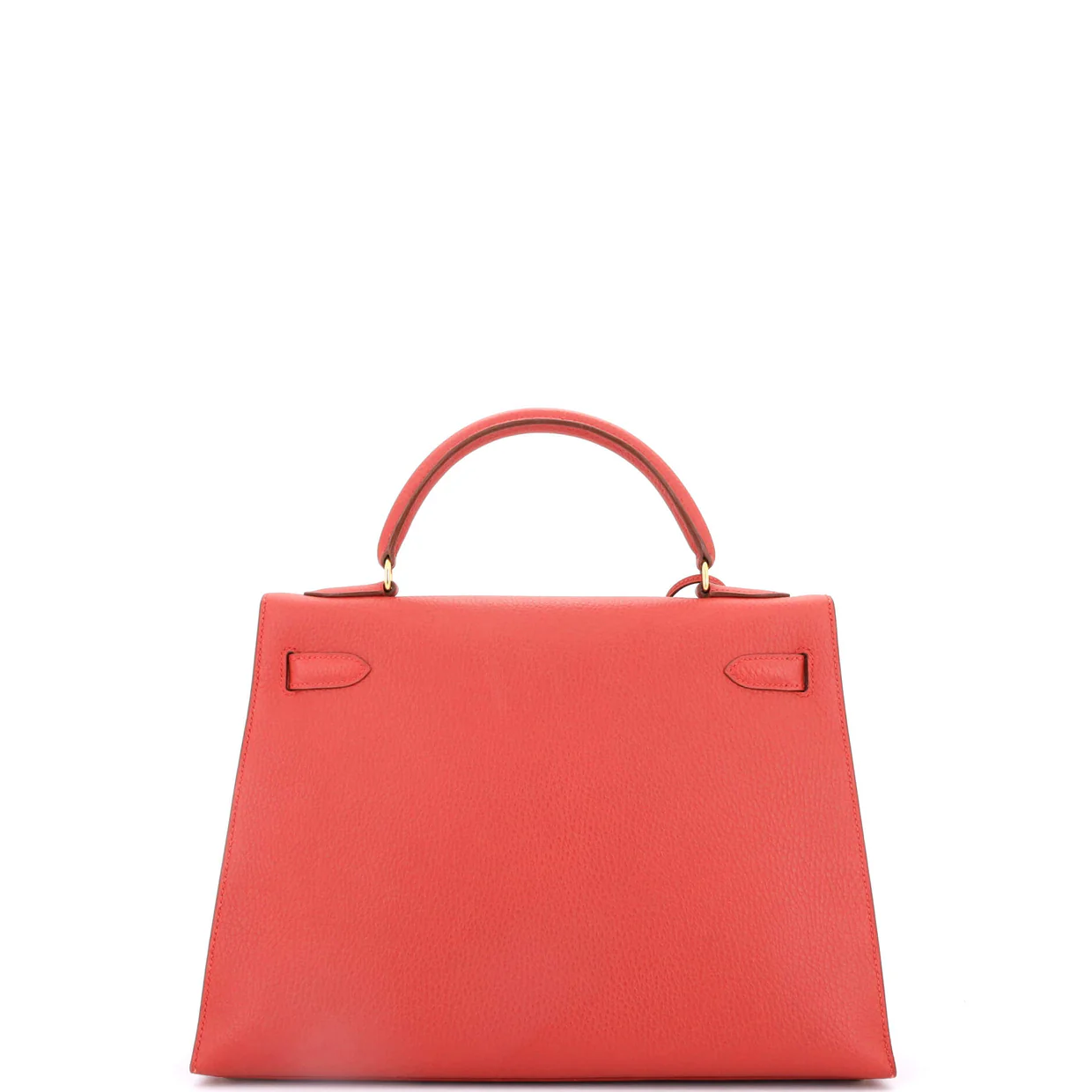 Kelly Handbag Rouge Vif Ardennes with Gold Hardware 32 - Deep Luxury