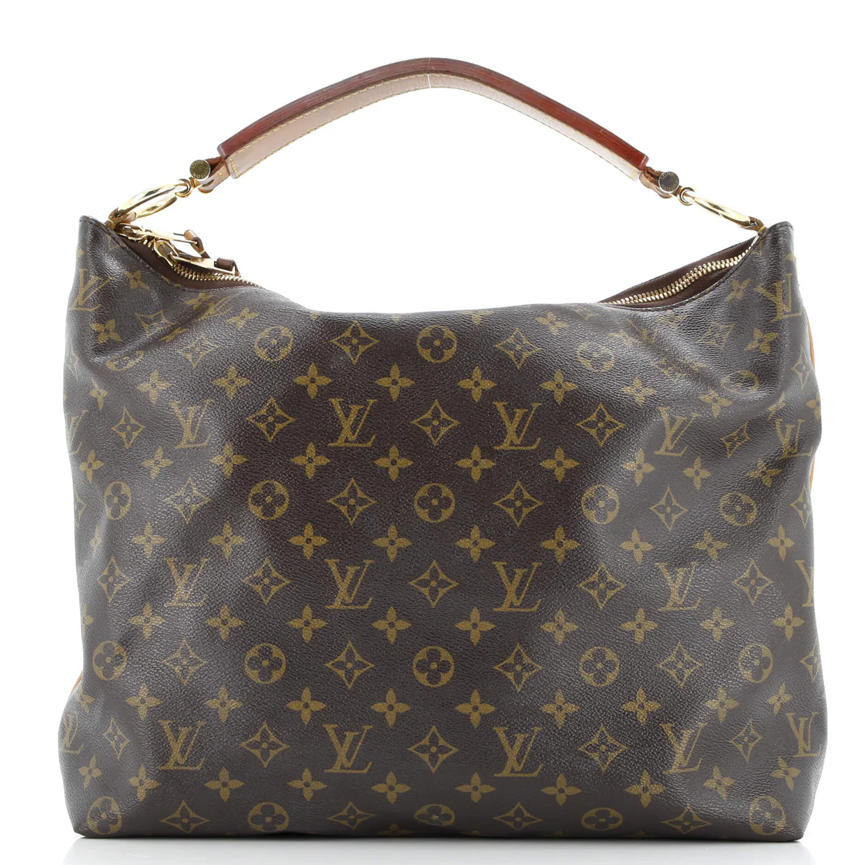 Sully Handbag Monogram Canvas MM - Deep Luxury