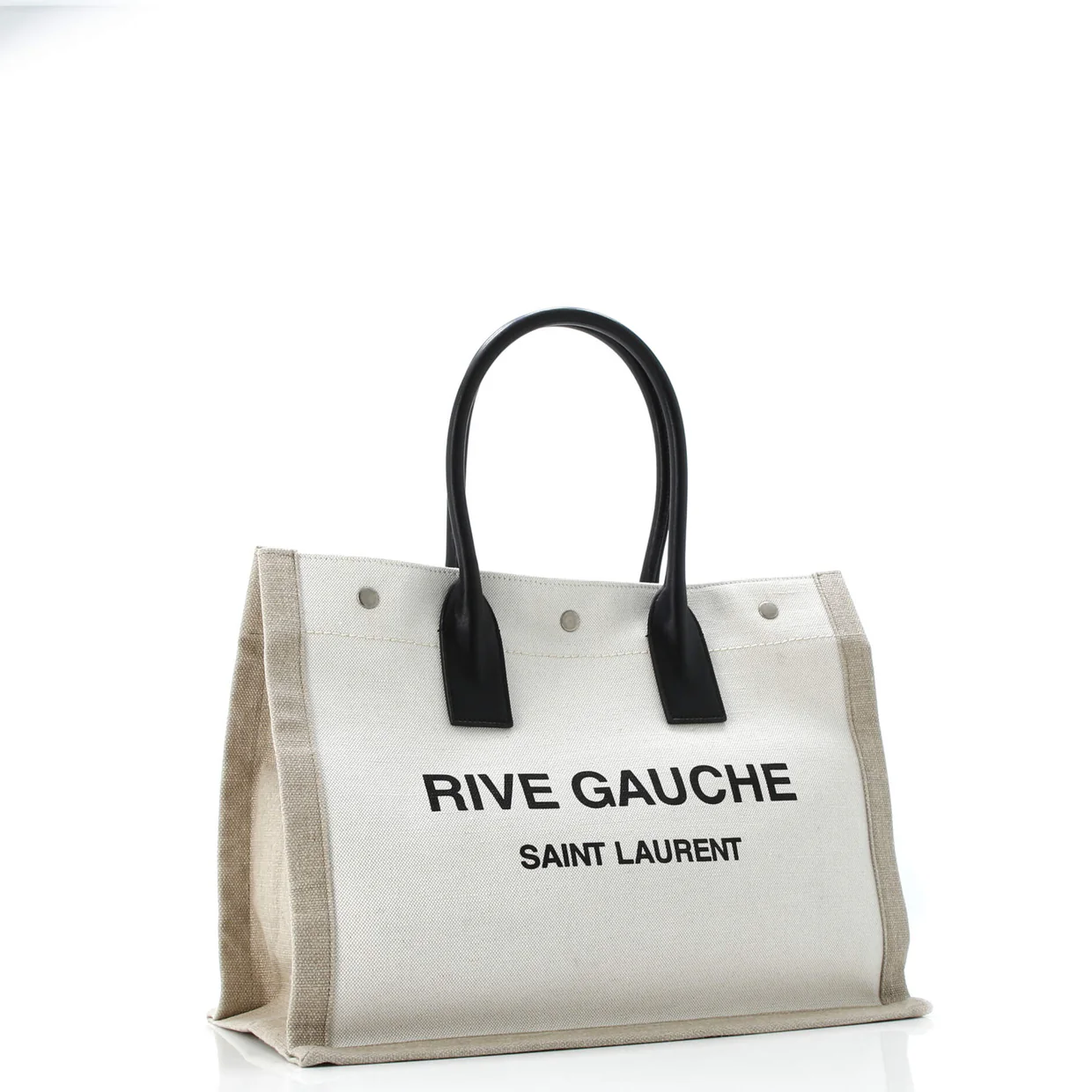 Rive Gauche Shopper Tote Canvas Small - Deep Luxury