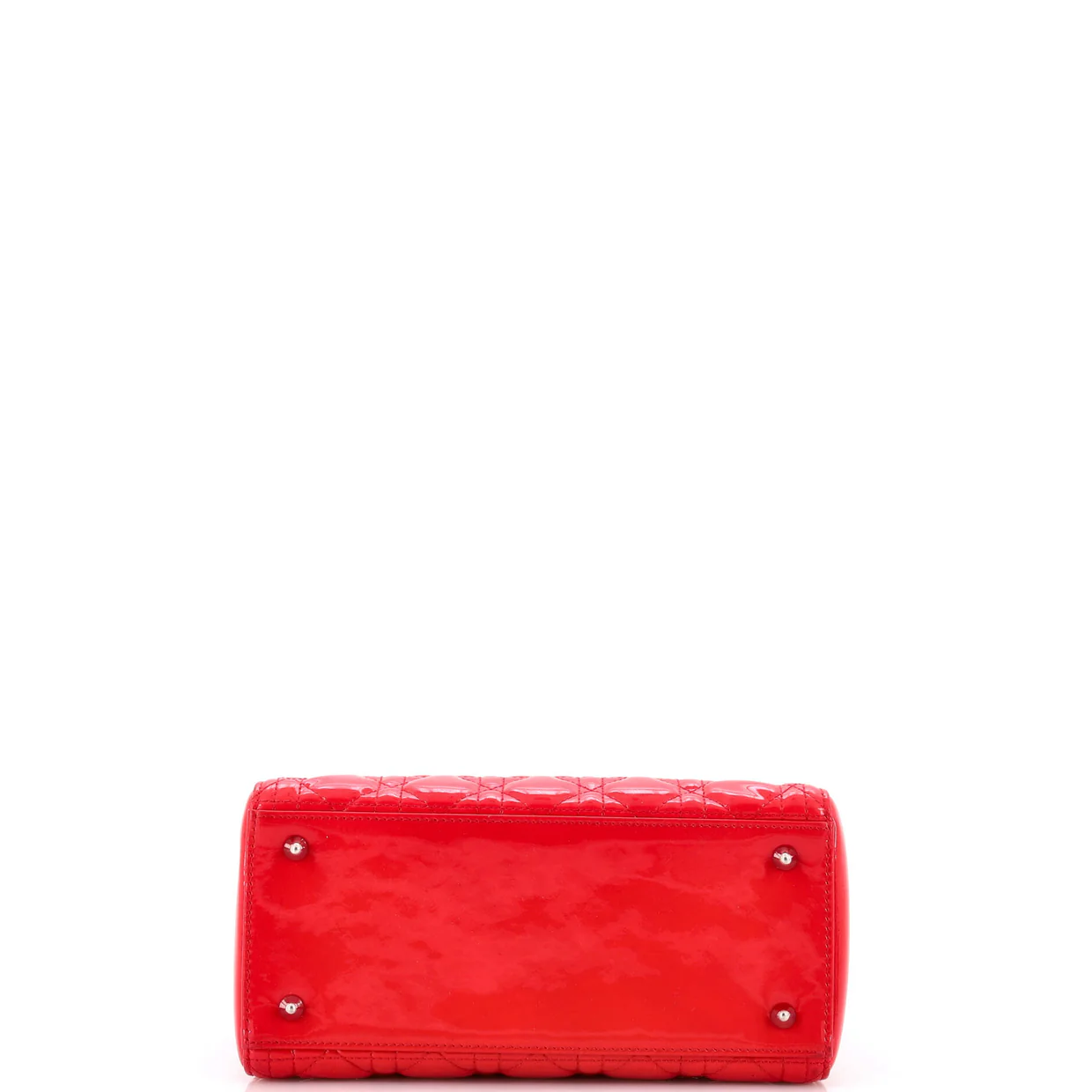 Lady Dior Bag Cannage Quilt Patent Medium - Deep Luxury